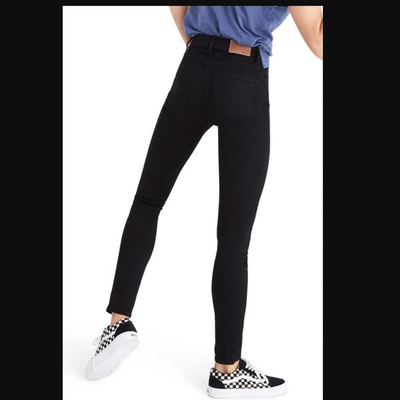 Madewell Roadtripper Skinny Jeans Black - Picture 2 of 8